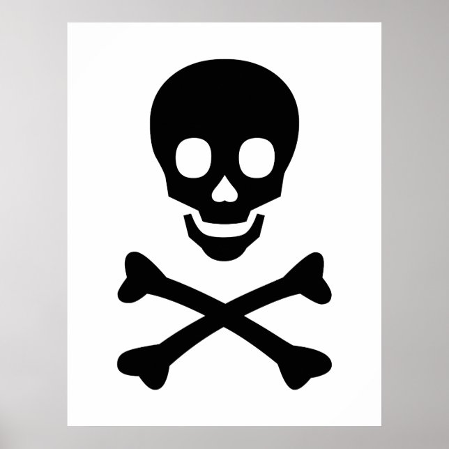 Póster Skull y Crossbone (Frente)