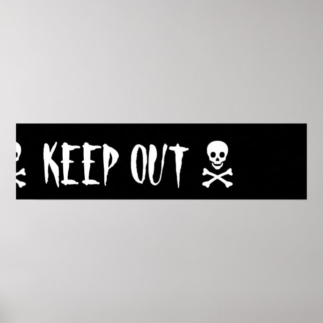 Póster Skull y Crossbone (Frente)