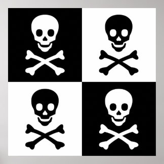 Póster Skull y Crossbone