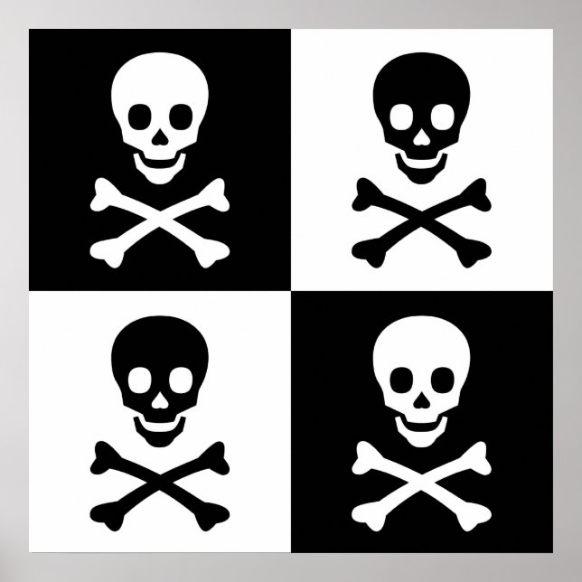 Póster Skull y Crossbone (Frente)