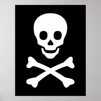 Póster Skull y Crossbone