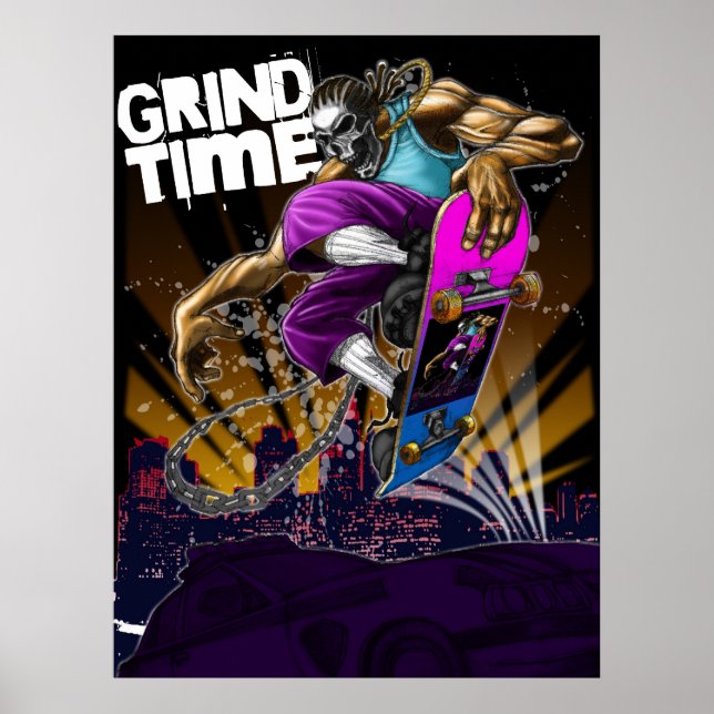 Póster skullboarderjpg (Frente)