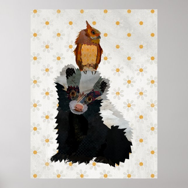 PÓSTER SKUNK & OWL (Frente)