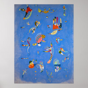 Póster Sky Blue por Wassily Kandinsky