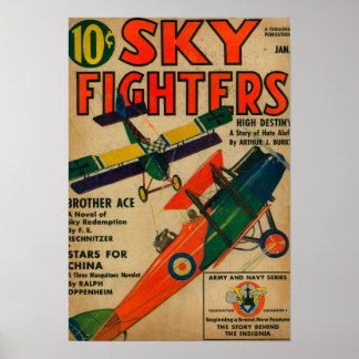 Póster Sky Fighters Magazine Cover