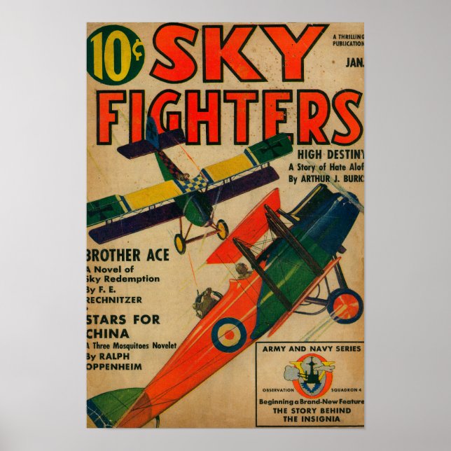 Póster Sky Fighters Magazine Cover (Frente)