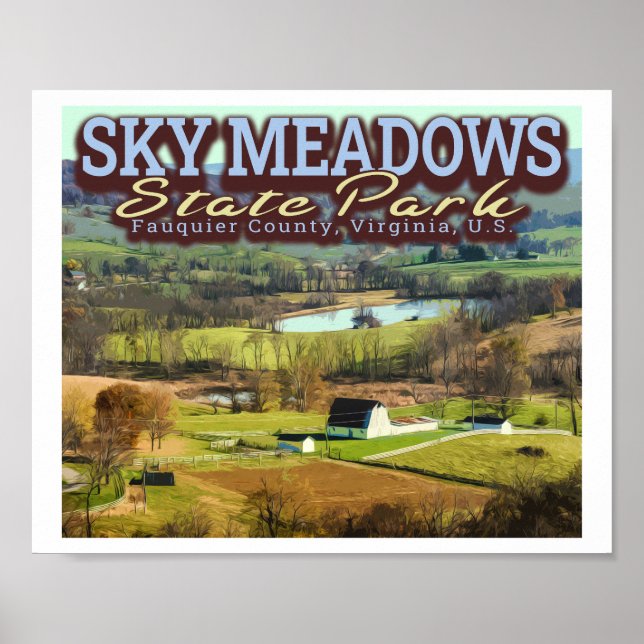 PÓSTER SKY MEADOWS - VIRGINIA (Frente)