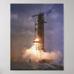 Póster Skylab 2 Launch