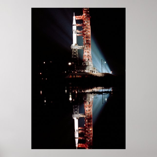 Póster Skylab 3 en la plataforma de lanzamiento (Frente)
