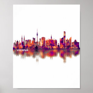 Póster Skyline Austria