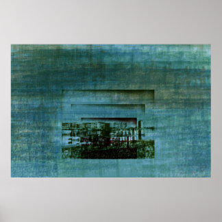 Póster Skyline - bahía de Copenhague