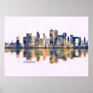 Póster Skyline de Caracas