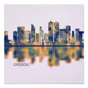 Póster Skyline de Caracas