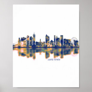 Póster Skyline de Ciudad del Cabo