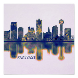 Póster Skyline de Knoxville