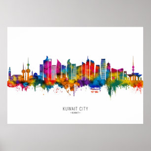 Póster Skyline de Kuwait