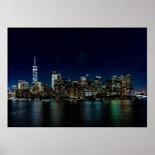 Póster Skyline de la ciudad de Nueva York