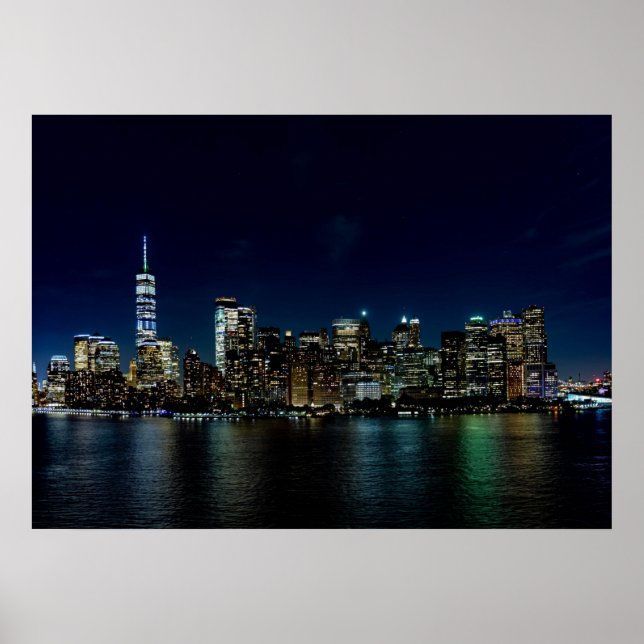 Póster Skyline de la ciudad de Nueva York (Frente)