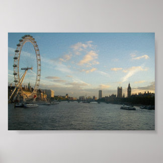 Póster Skyline de Londres