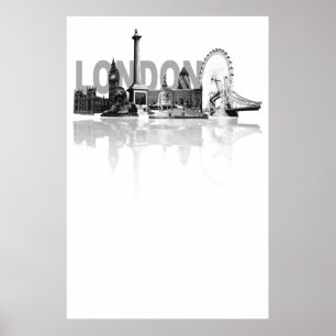 Póster Skyline de Londres