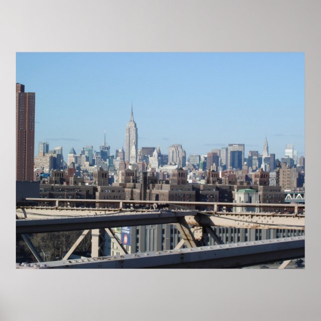 Póster Skyline de Manattan (Frente)