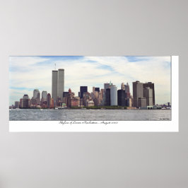 Póster Skyline de Manhattan