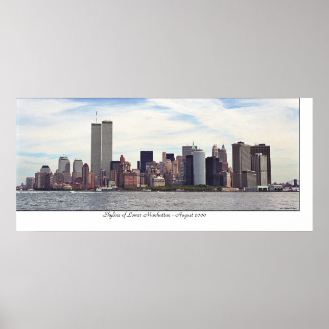 Póster Skyline de Manhattan (Frente)