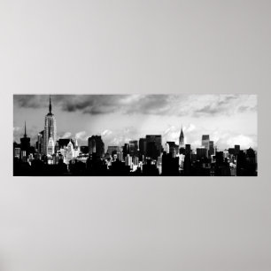 Póster Skyline de Manhattan