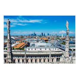 Póster Skyline de Milán