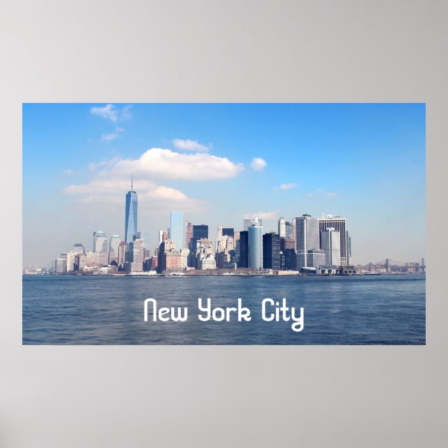 Póster Skyline de Nueva York (Frente)