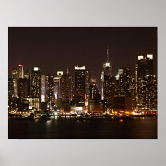 Póster Skyline de Nueva York