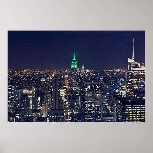 Póster Skyline de Nueva York (Frente)