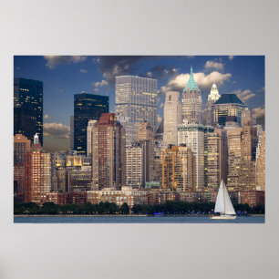 Póster Skyline de Nueva York