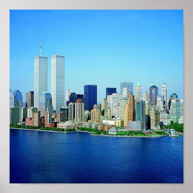 Póster Skyline de Nueva York (Frente)