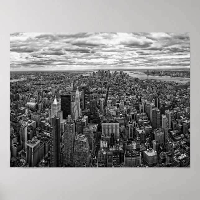 Póster Skyline de Nueva York (Frente)