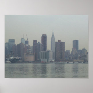 Póster Skyline de Nueva York