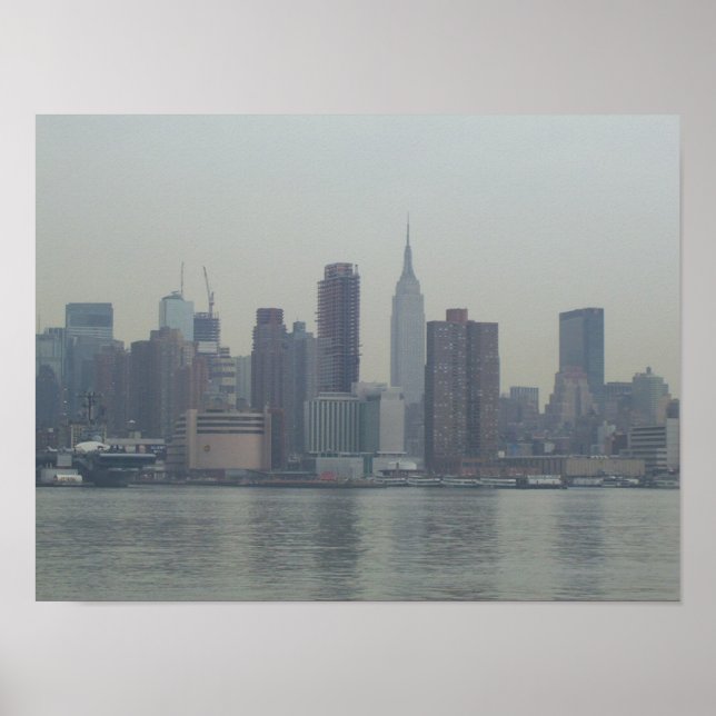Póster Skyline de Nueva York (Frente)