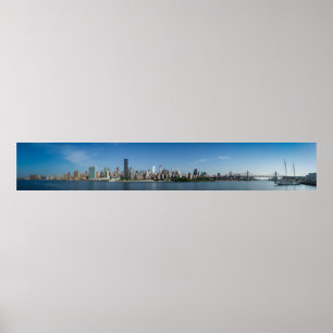Póster Skyline de Nueva York