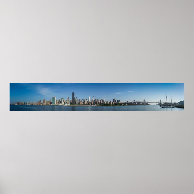 Póster Skyline de Nueva York (Frente)
