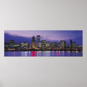 Póster Skyline de Portland