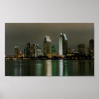 Póster Skyline de San Diego