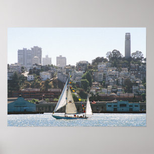 Póster Skyline de San Francisco