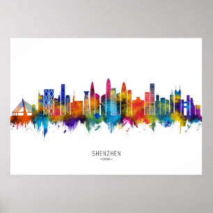 Póster Skyline de Shenzhen