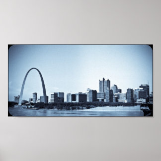 Póster skyline de st. louis