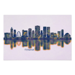 Póster Skyline de Tijuana