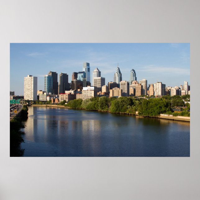 Póster Skyline Filadelfia 1 (Frente)