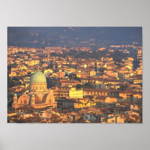 Póster Skyline Florence Italia