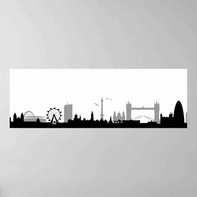 Póster Skyline London (Frente)