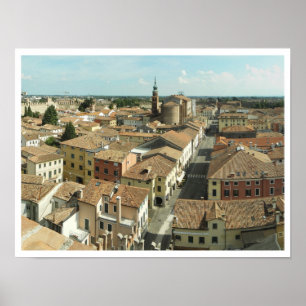 Póster Skyline Padova