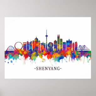 Póster Skyline Shenyang